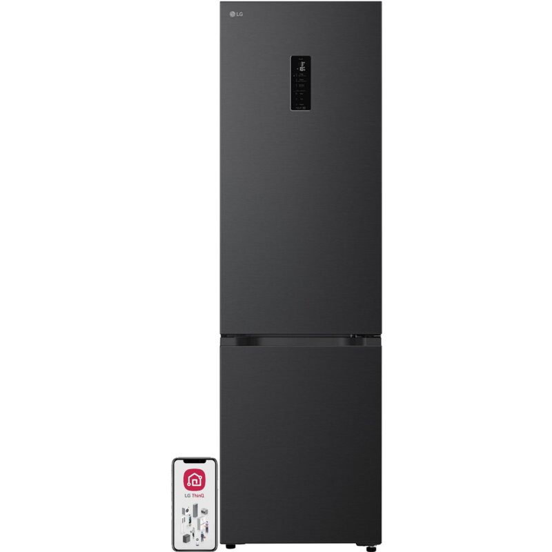 Lodówka LG F-UB5 GBBS727AEV No frost AI Inverter AI Fresh AI Saving Mode 203cm Czarny mat