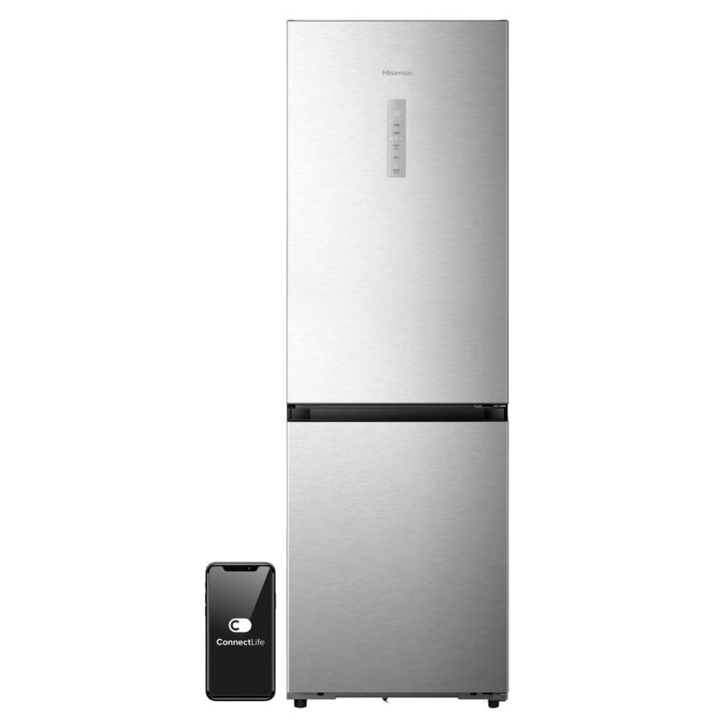 Lodówka HISENSE RB3K330SEIE No frost 185.6 cm Stal nierdzewna