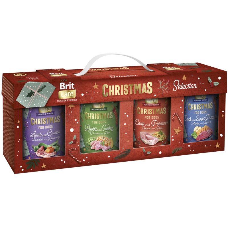 Przysmak dla psa BRIT CARE Dog Christmas Multipack 4x400 g