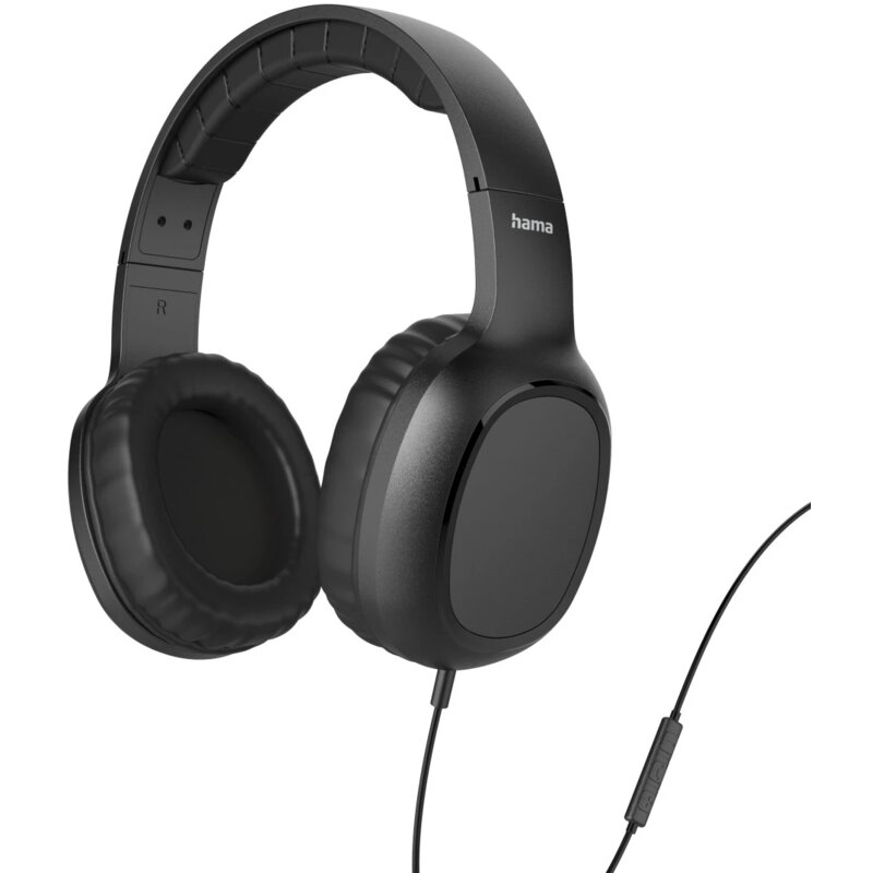 Słuchawki nauszne HAMA OnEar Stereo HP Fun II Czarny