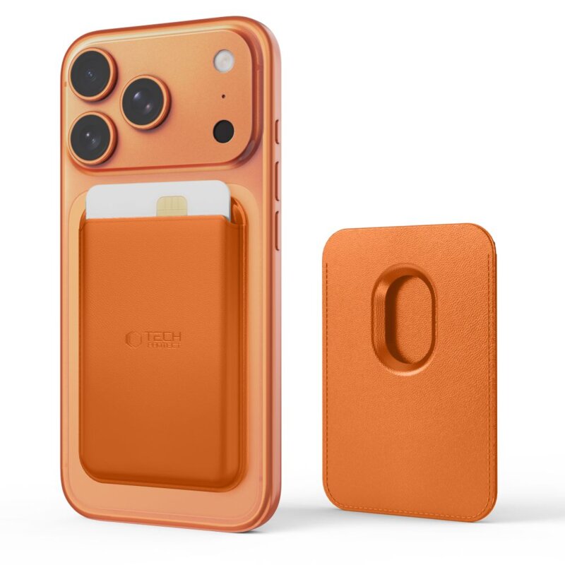 Etui Portfel TECH-PROTECT CH01 MagWallet MagSafe Pomarańczowy