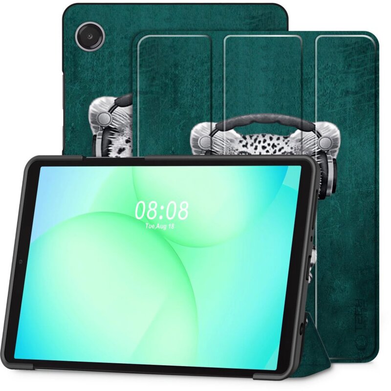 Etui na Galaxy Tab A9 / A11 TECH-PROTECT Smartcase 8.7 Sad Cat Wielokolorowy