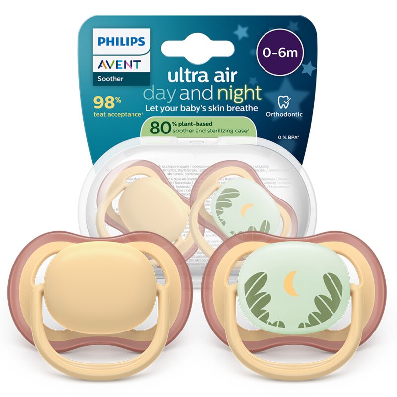 Smoczek PHILIPS-AVENT Ultra Air SCF087-09 0-6 m (2 szt.)