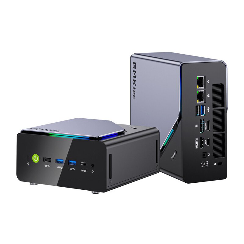 Komputer GMKTEC NucBox K12 Ryzen 7 H 225 32GB RAM 1TB SSD Wi-Fi Windows 11 Professional