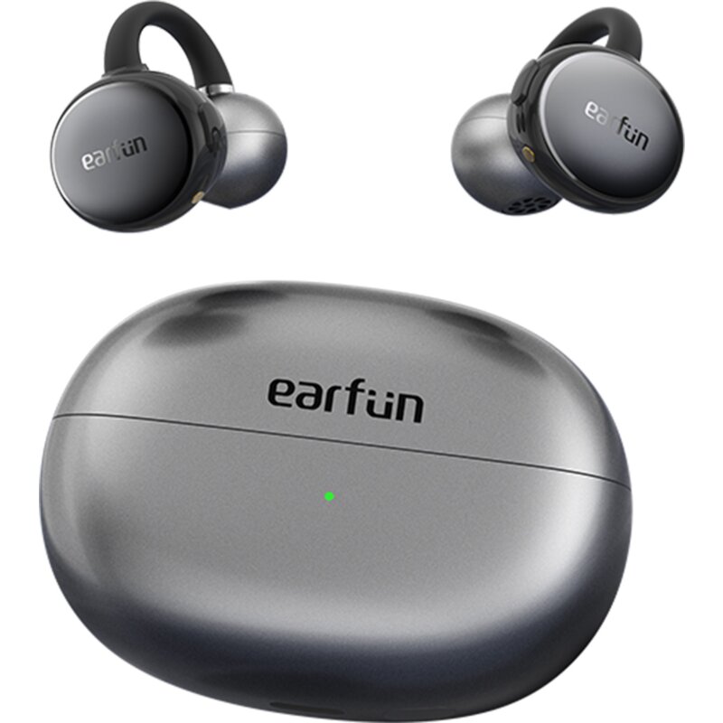 Earfun Clip Konstrukcja klipsa Przewodnictwo powietrzne Bluetooth 6.0 Czarny