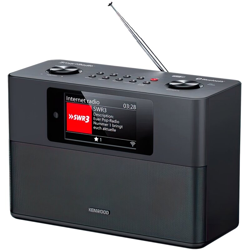 Kenwood CR-ST200S-B Radio FM DAB+ Internetowe Wi-Fi Bluetooth Czarny