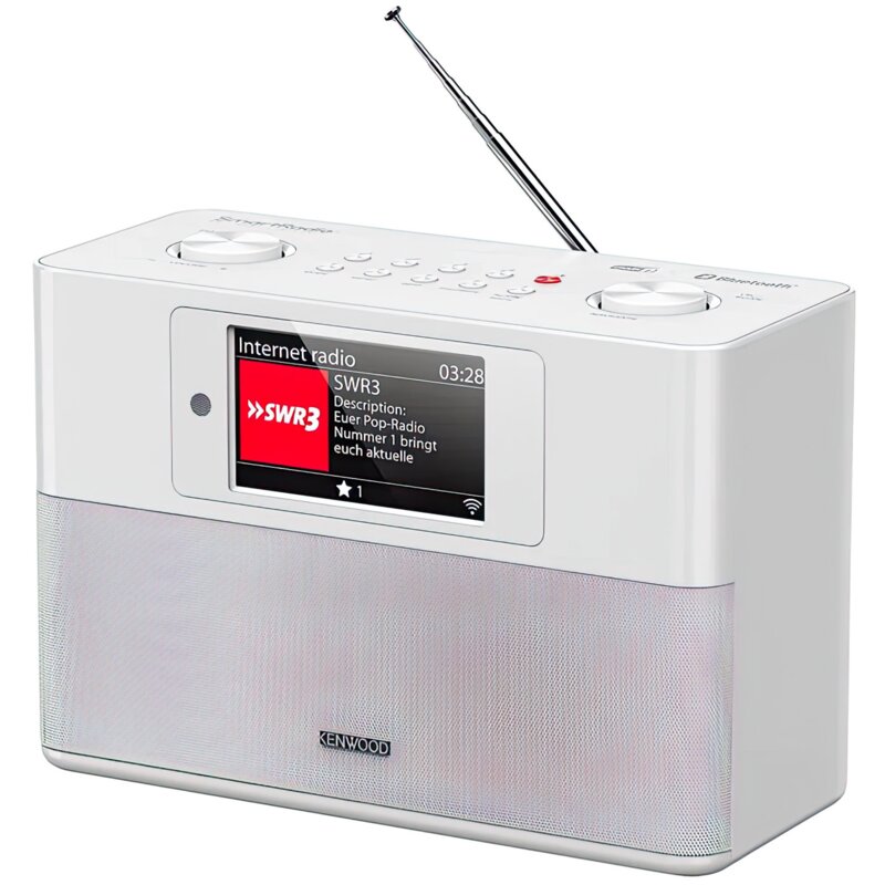 Kenwood CR-ST200S-W Radio FM DAB+ Internetowe Wi-Fi Bluetooth Biały