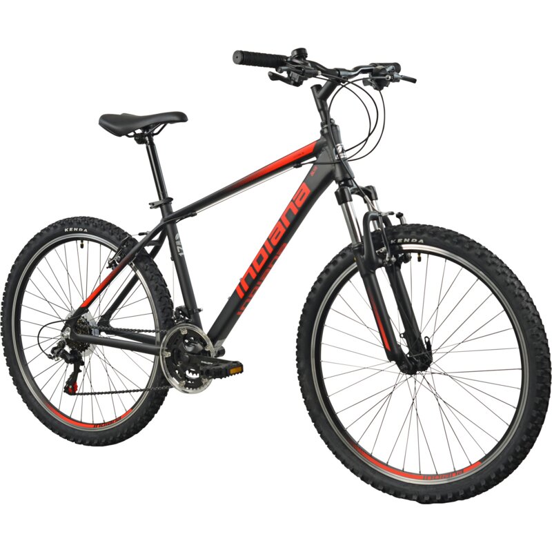 Rower górski MTB INDIANA X-Pulser 1.6 M15 26 cali męski Czarno-czerwony