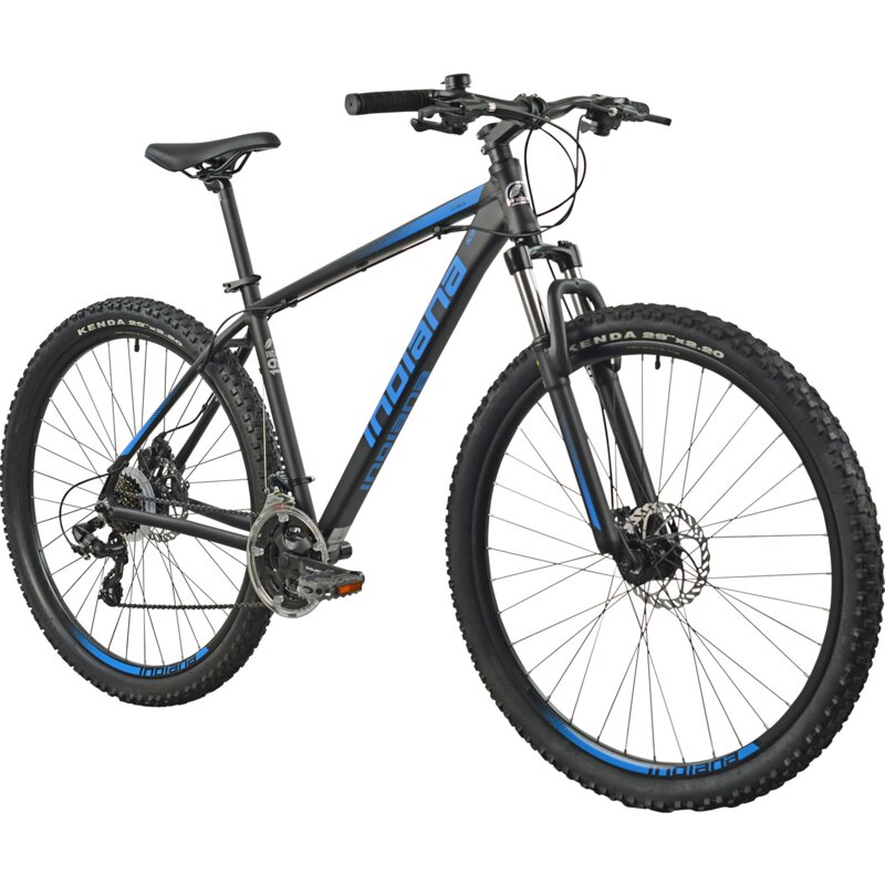 Rower górski MTB INDIANA X-Pulser 1.9 M21 29 cali męski Czarno-niebieski
