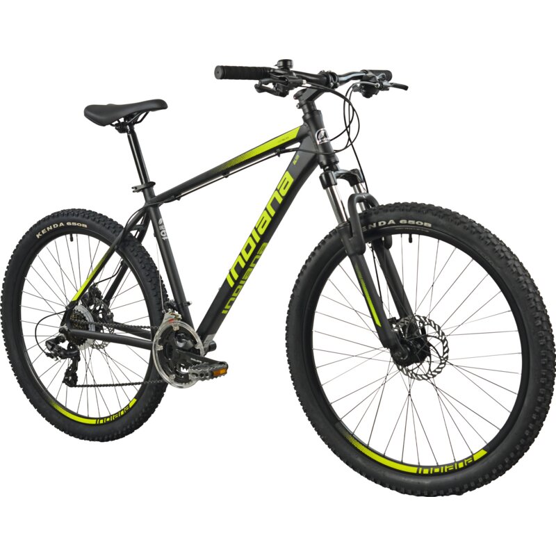 Rower górski MTB INDIANA X-Pulser 2.7 M21 27.5 cala męski Czarno-żółty