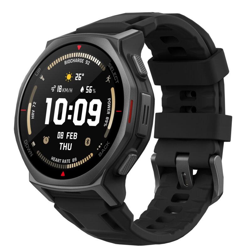 Amazfit T-Rex 3 Pro 44mm Funkcje AI Czarny