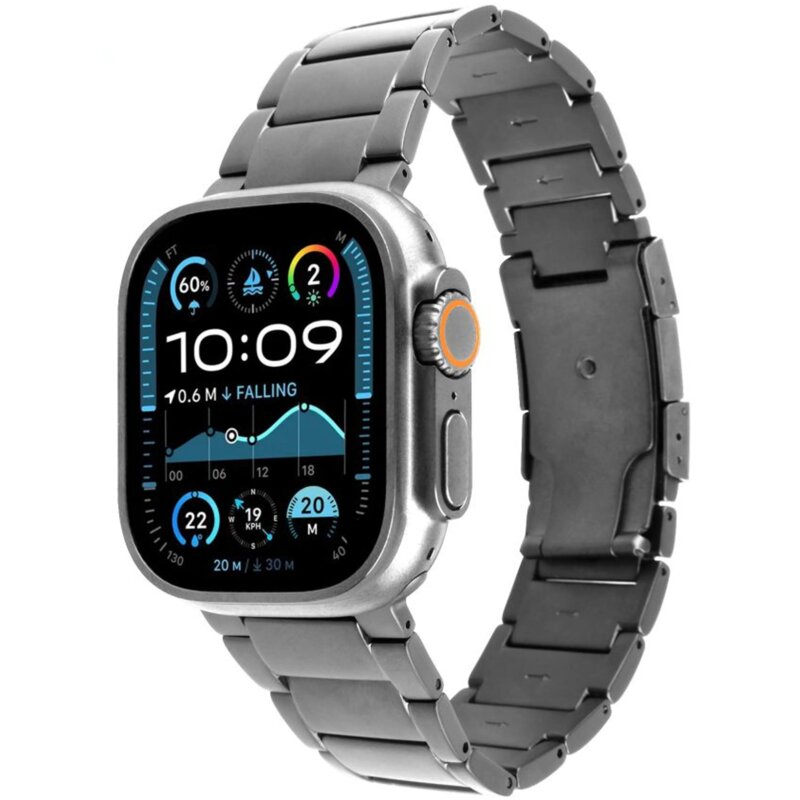 Pasek FIXED Titanium Strap do Apple Watch do koperty 44/45/46/49mm Srebrny