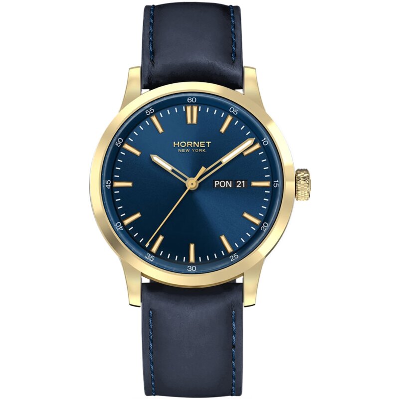 Zegarek HORNET Serena NFC 40mm Złoto-granatowy