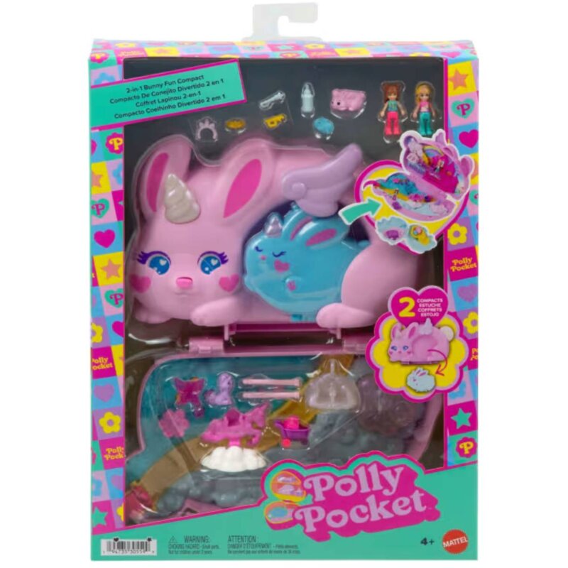Lalka POLLY POCKET Kompaktowa torebka Króliczki Baśniowe Królestwo JFT88