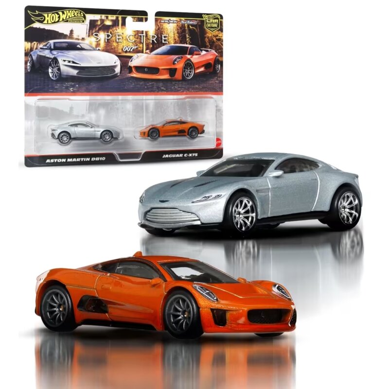 Zestaw pojazdów Hot Wheels Premium Jaguar Aston Martin JBL04 9 (2 szt.)