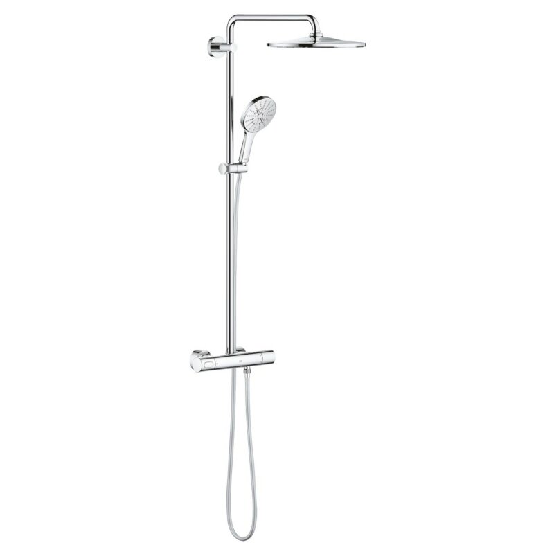 Zestaw prysznicowy natynkowy GROHE Rainshower SmartActive 310 26647000 z deszczownicą Chrom
