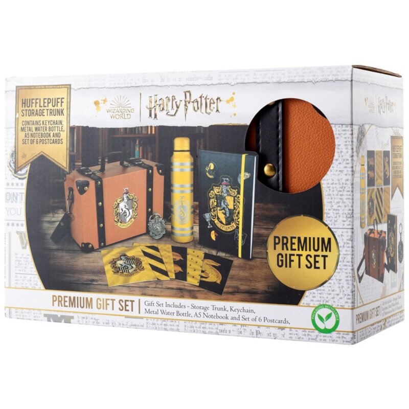 Pyramid Harry Potter Colourful Crest Hufflepuff Premium Gift Set