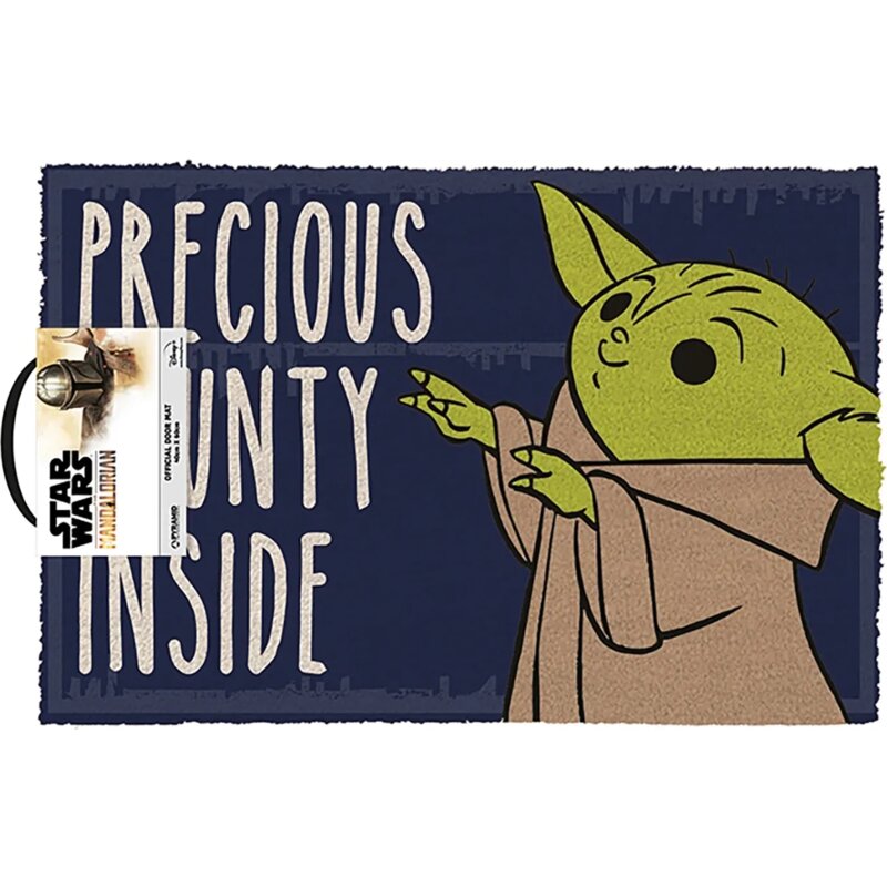 Pyramid Coir Doormat Star Wars The Mandalorian Precious Bounty Inside