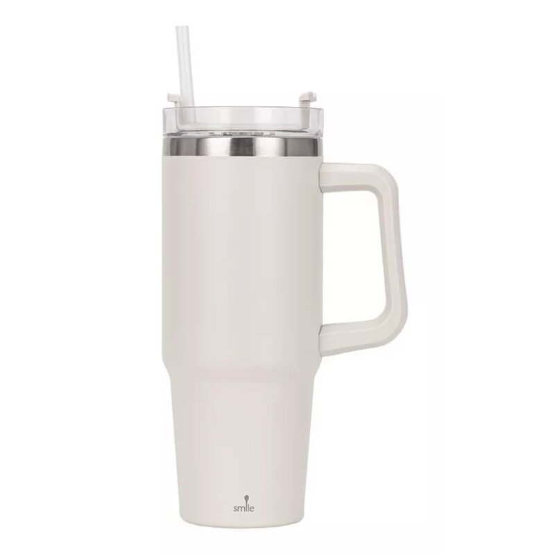 Kubek termiczny SMILE STT-30 Beżowy 900 ml