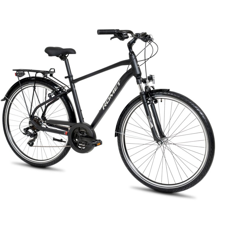 Rower trekkingowy ROMET Wagant 1.0 M19 28 cali męski Czarny