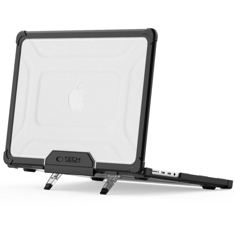 Etui na laptopa TECH-PROTECT Smartshell do Apple Macbook Pro 14 Przezroczysto-czarny