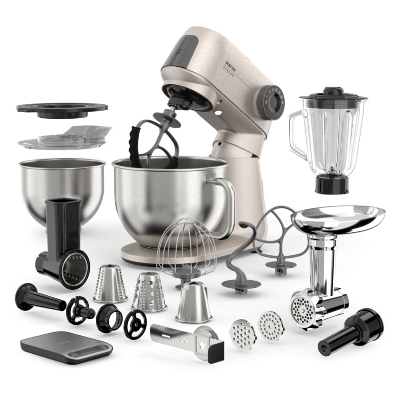 Sencor STM 7651WS 1500W Maszynka do mielenia Przystawka do krojenia w kostkę Blender kielichowy