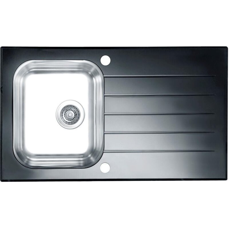 Alveus Glassix 10 1099450 Stalowy Czarny