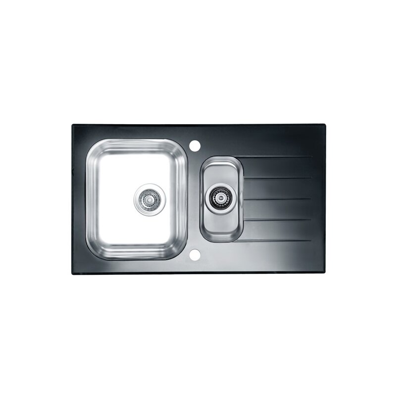 Zlewozmywak ALVEUS Glassix 20 POP-UP 3 1/2 1100015 Satyna-czarny