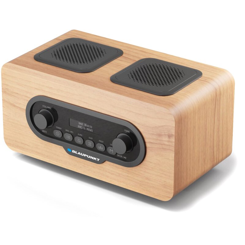 Blaupunkt DR10CR Radio FM, DAB+ Bluetooth Brązowy