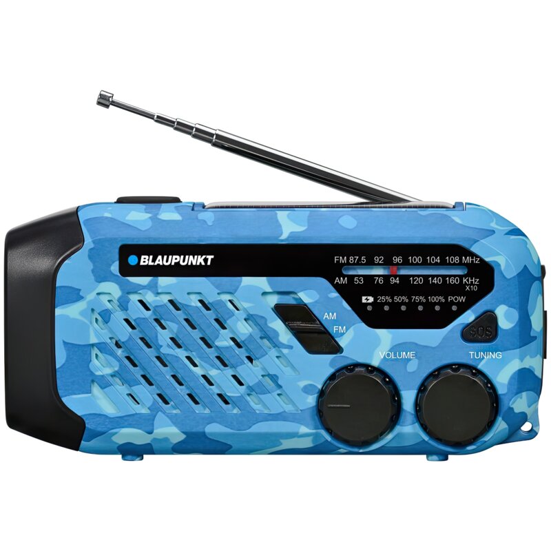 Blaupunkt ER10BC SURVIVAL Czarno-niebieski