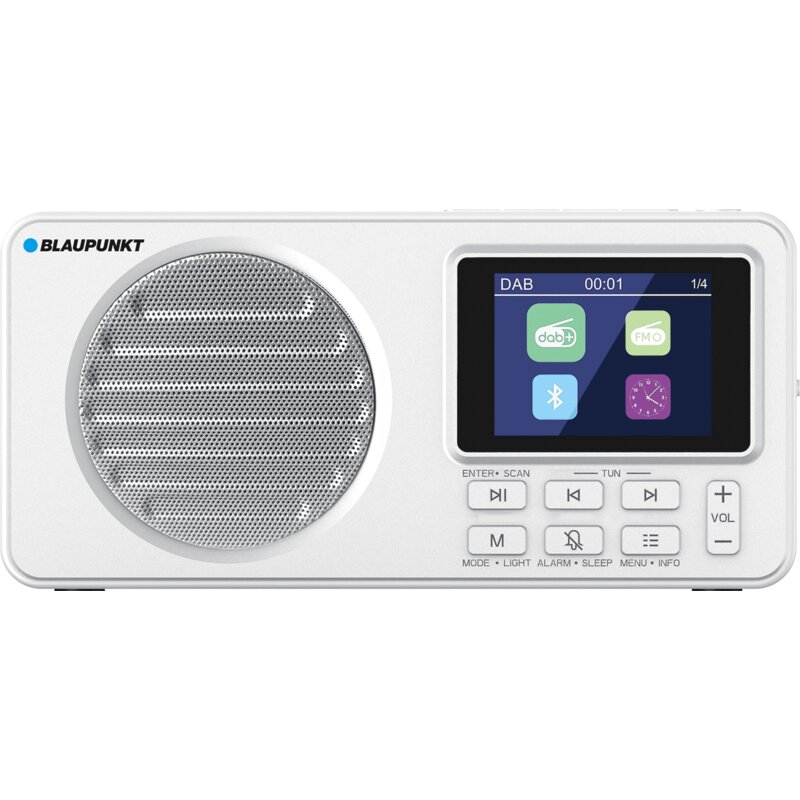 Blaupunkt DR6WH Radio FM, DAB+ Bluetooth Biały