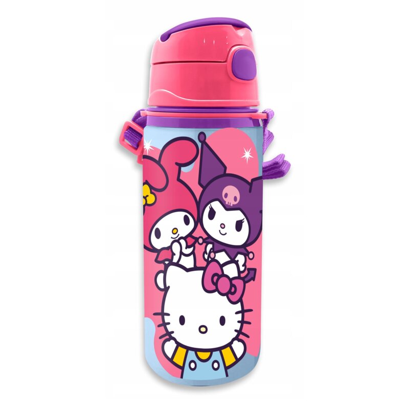 Butelka do wody KIDS EUROSWAN HK50206 Hello Kitty i Przyjaciele 600 ml