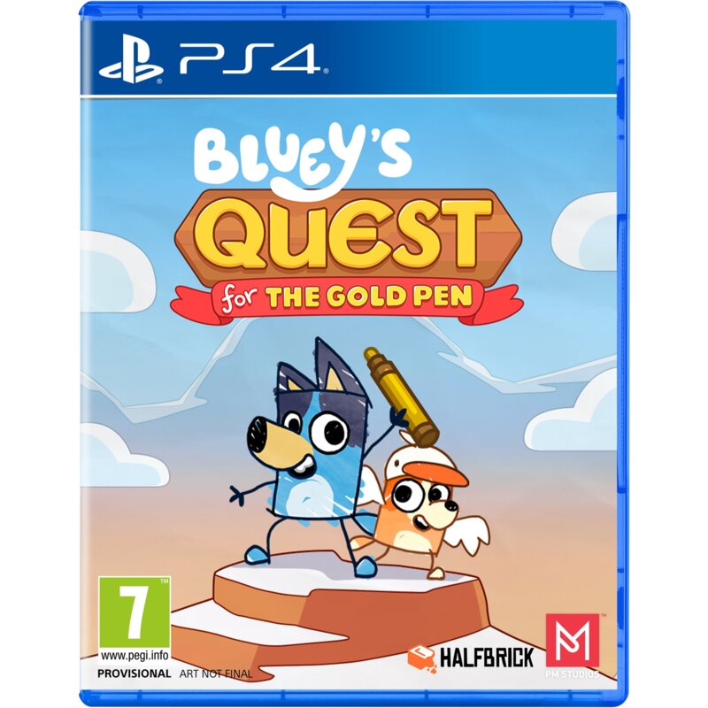 Bluey's Quests for the Gold Pen Gra PS4