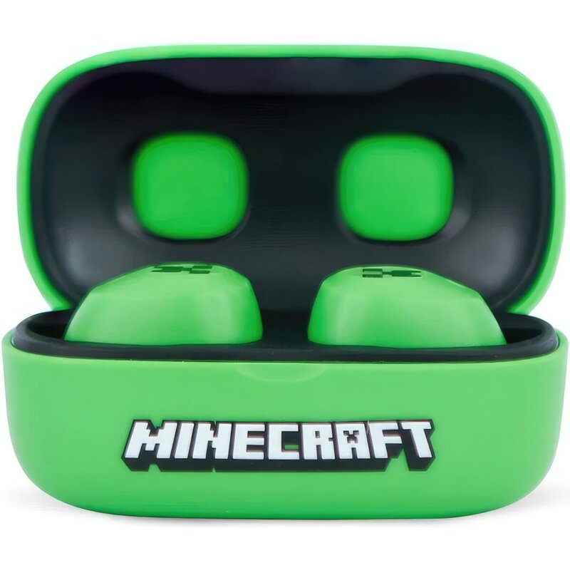Słuchawki dokanałowe OTL 3D Minecraft Zielony