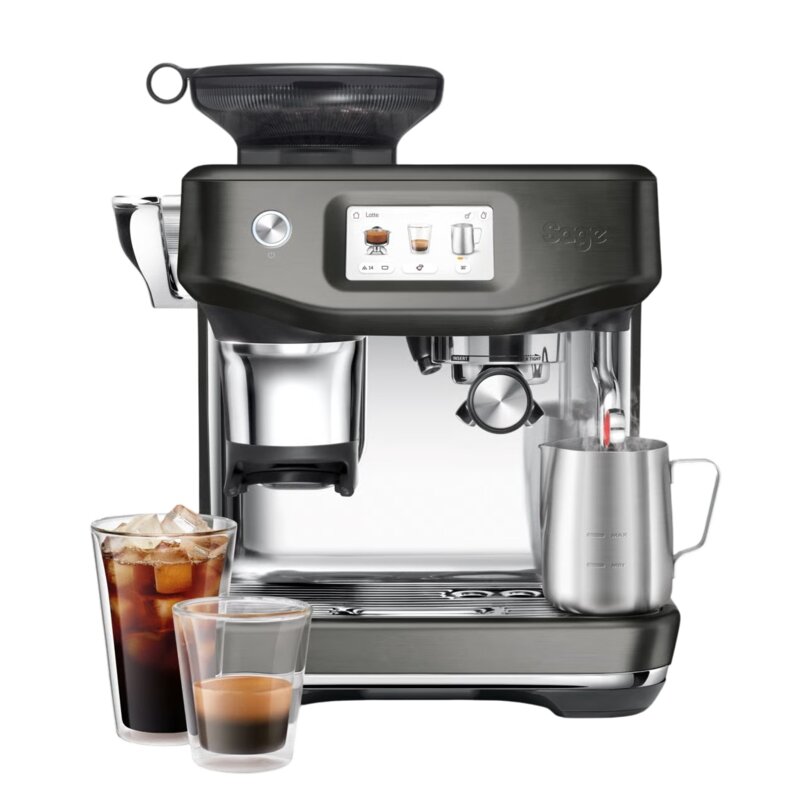 Sage the Barista Touch Impress SES882BST Kawa na zimno Szerokość 33cm