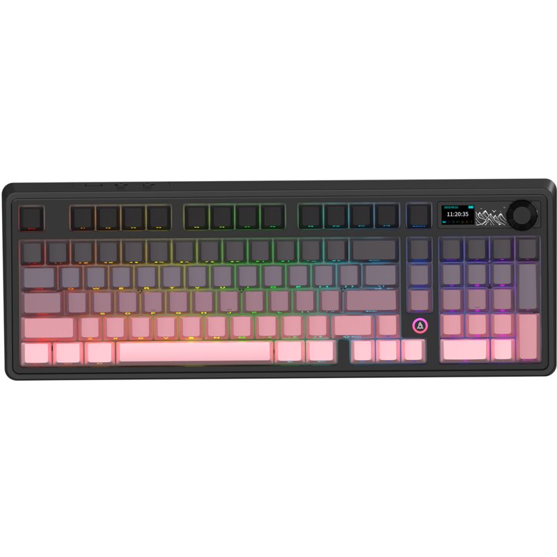 Klawiatura AJAZZ AK980 V2 Czarno-różowy