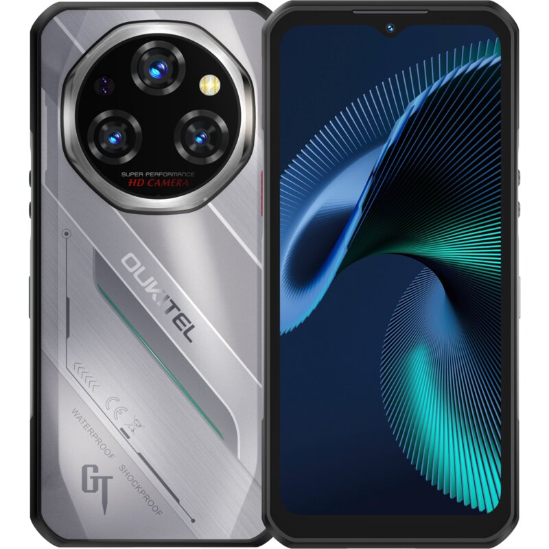 Oukitel WP62 5G 16/512GB 6,6" 120Hz 108Mpix Srebrny