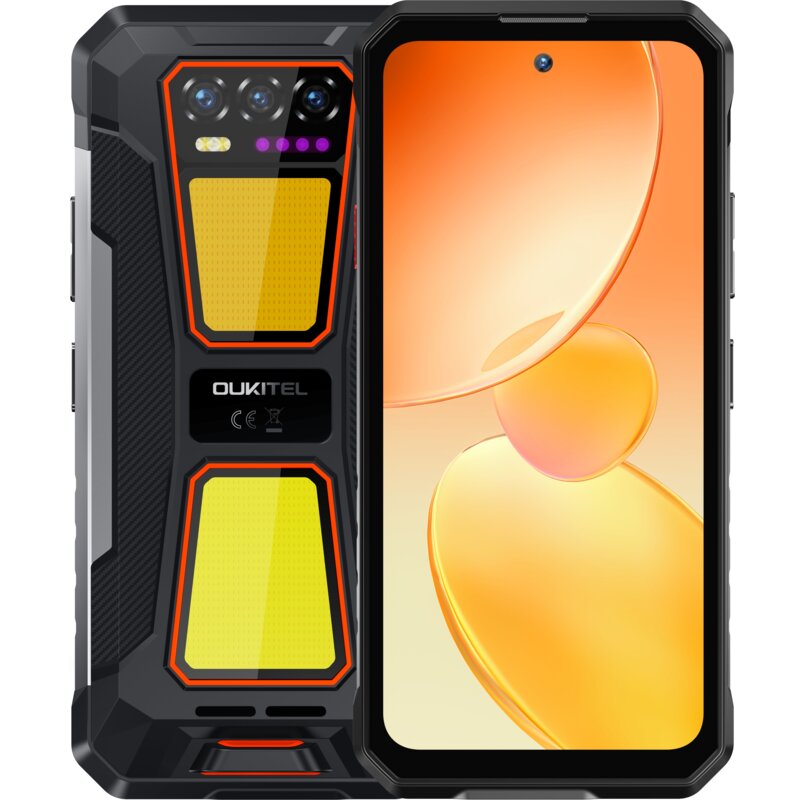 Oukitel WP58 Pro 5G 8/512GB 6,7" 120Hz 64Mpix Czarno-pomarańczowy