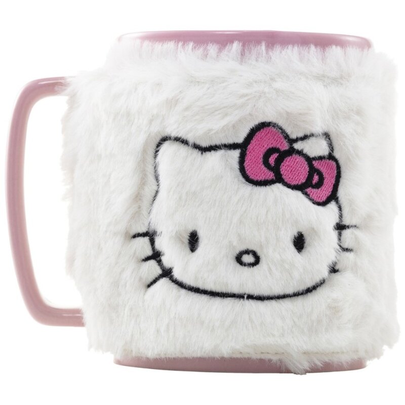 Kubek puszysty PYRAMID Hello Kitty Pink Bow Face Icon
