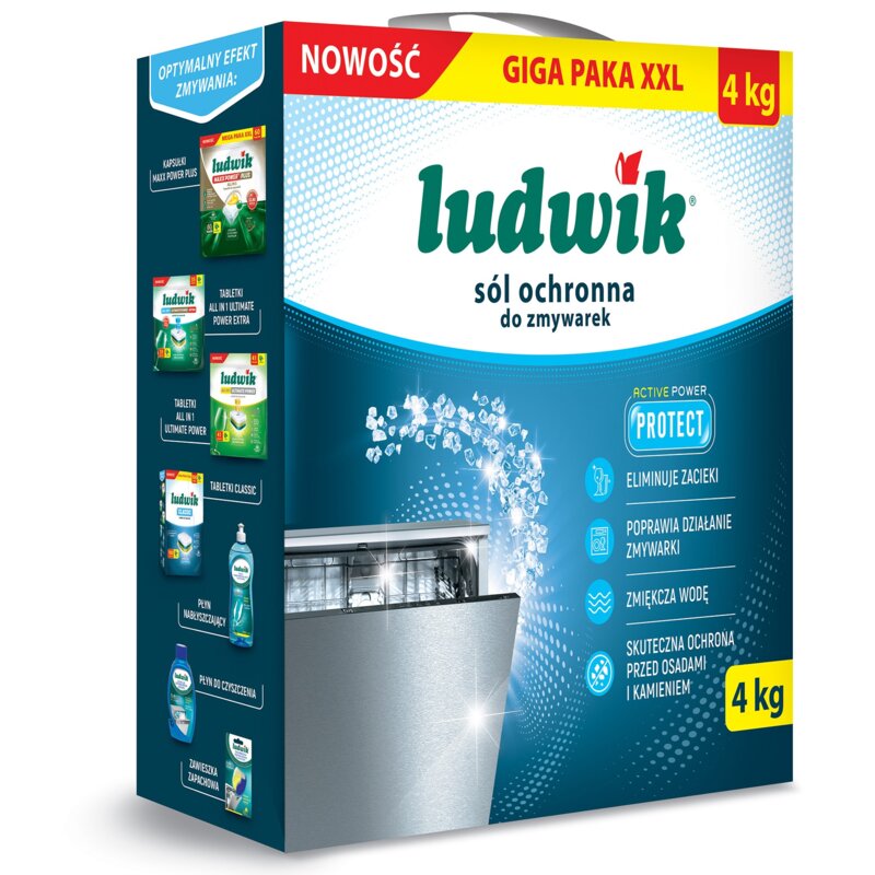 Sól do zmywarek LUDWIK 4 kg