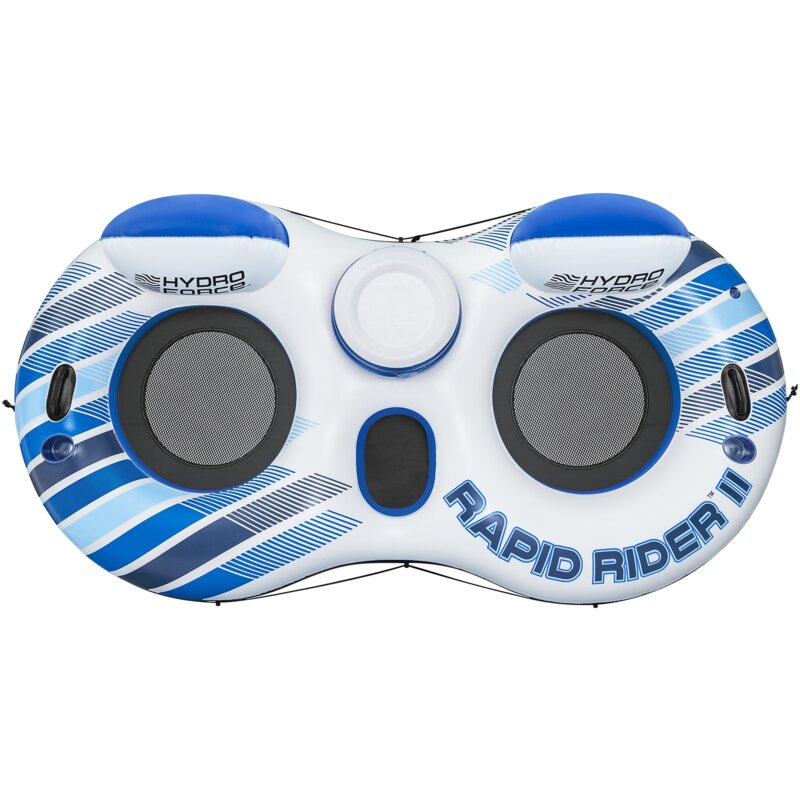 Fotel podwójny nadmuchiwany BESTWAY Rider II Biało-niebieski