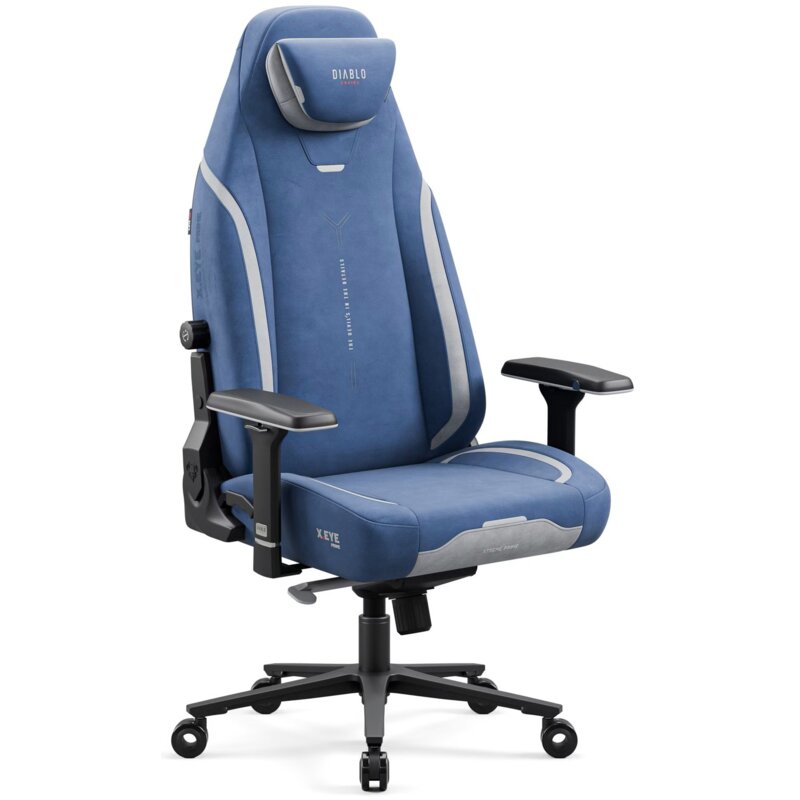 Fotel gamingowy DIABLO CHAIRS X-Eye Prime Morski
