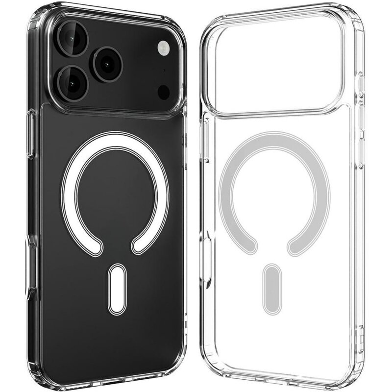 Etui MERCURY Jelhard MagSafe do Apple iPhone 17 Pro Max Przezroczysty