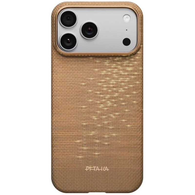 Pitaka Ultra-Slim MagSafe do iPhone 17 Pro Golden glint