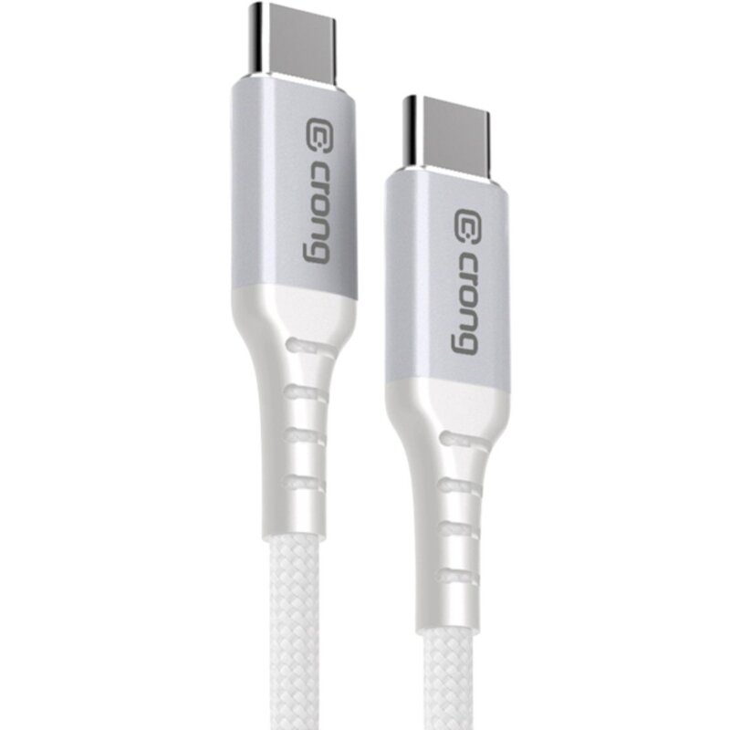 Kabel USB-C - USB-C CRONG Armor Link 100W 2 m Biały