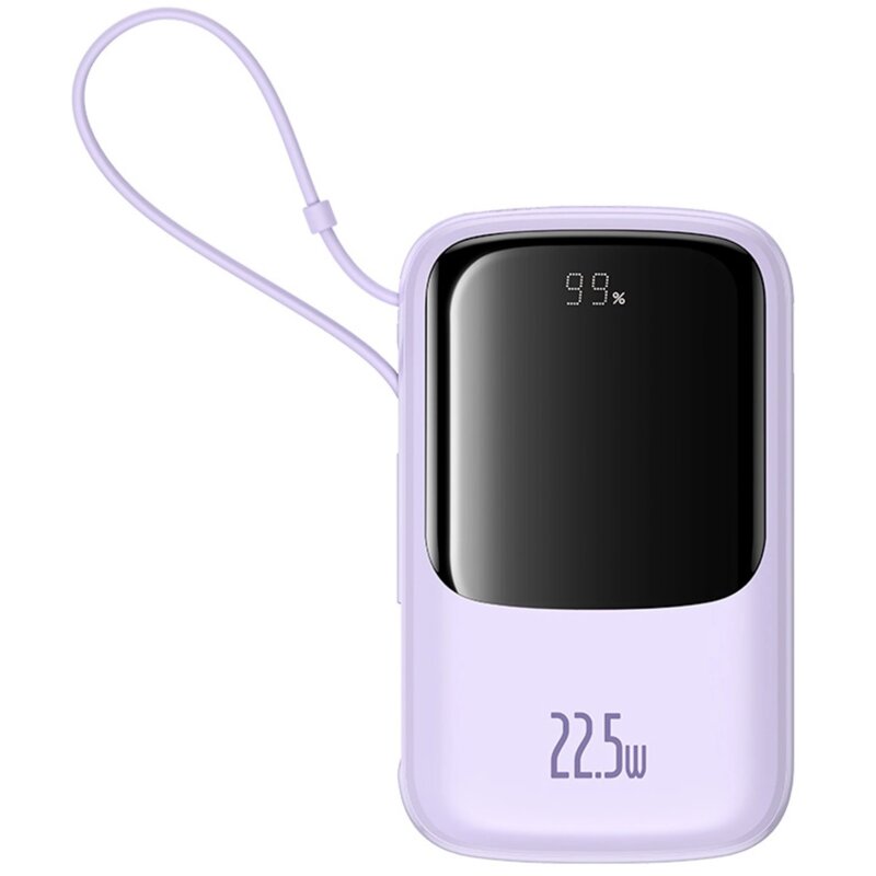 Powerbank BASEUS Qpow Pro+ 10000 mAh 22.5W Fioletowy