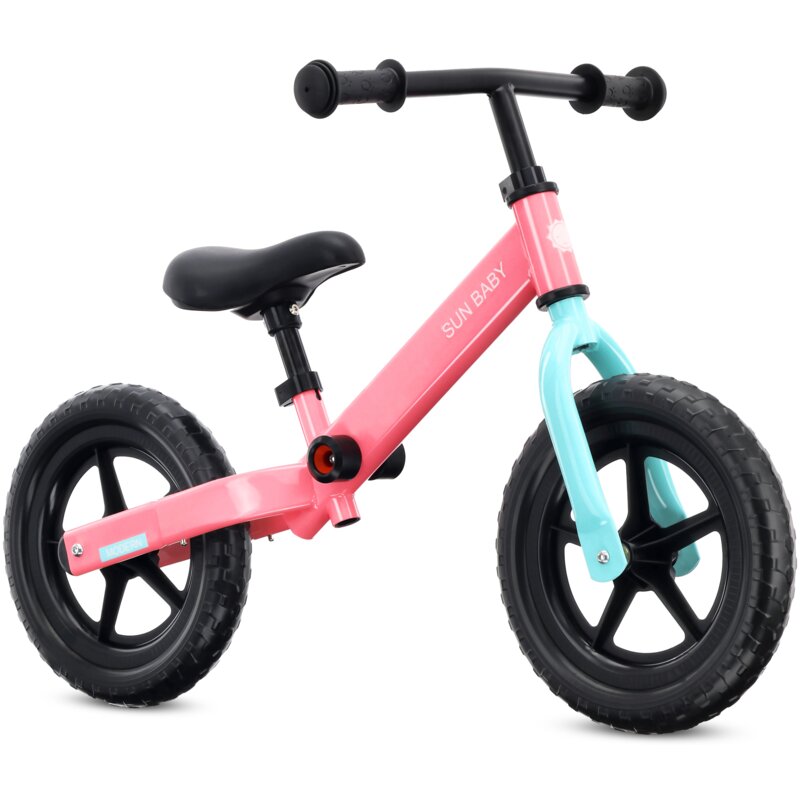 Rowerek biegowy SUN BABY Modern Różowo-miętowy