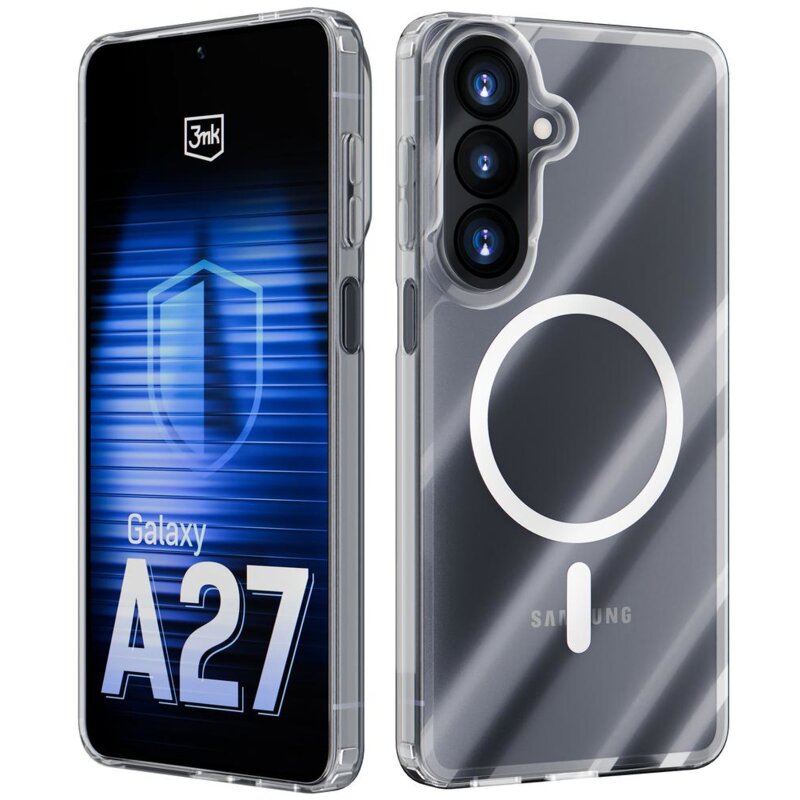 Etui 3MK Hardy LiqForce MagCase do Samsung Galaxy A27 5G Przezroczysty