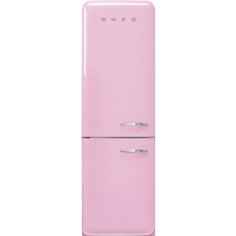 Lodówka SMEG 50's Style FAB32LPK6 Retro No frost 196.8cm Pastelowy róż