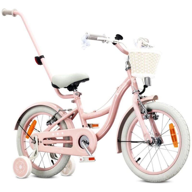 Rower dziecięcy SUN BABY Retro Bike 16 cali Różowy Wzrost: 100-120 cm Wiek: 4-6 lat